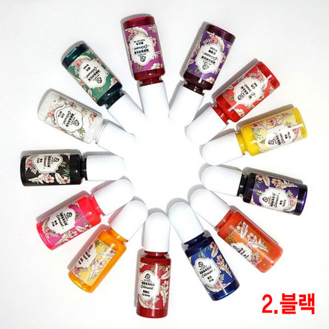 와이지알씨 미라클 레진 조색제 물감 안료 10g 모음 UV 레진공예, 02.레진 조색제 블랙 10g, 1개