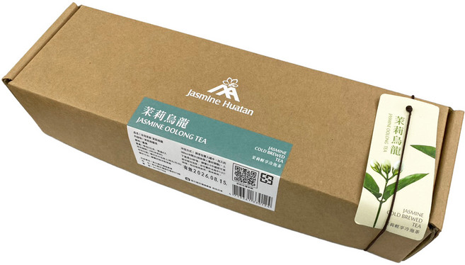 花壇鄉農會 茉莉烏龍輕享冷泡茶包 台灣在地好茶 冷泡方便 清新提神, 3g, 1盒, 8入