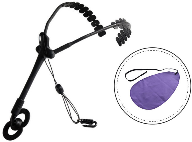 색소홀더 색소폰스트랩 어깨걸이 넥스트랩 목걸이 멜빵 천 세트, 1세트