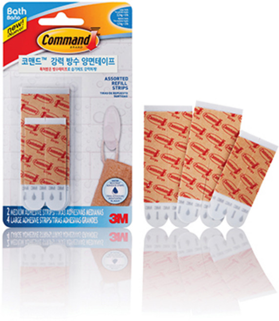 한국쓰리엠 욕실용 코맨드 강력방수 양면테이프, 1개