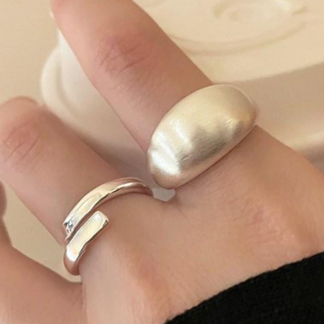 MNC 여성 데일리 컷팅 레이어드 오픈링 반지 세트 16종 세트