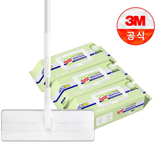 [3M]대형 올터치 더블액션+베이직 물걸레 90매, 1개