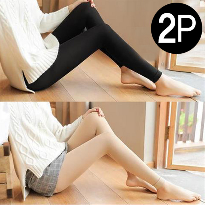 국내산 고탄력 팬티스타킹 150D 유발 무발 2P 학생스타킹 레깅스