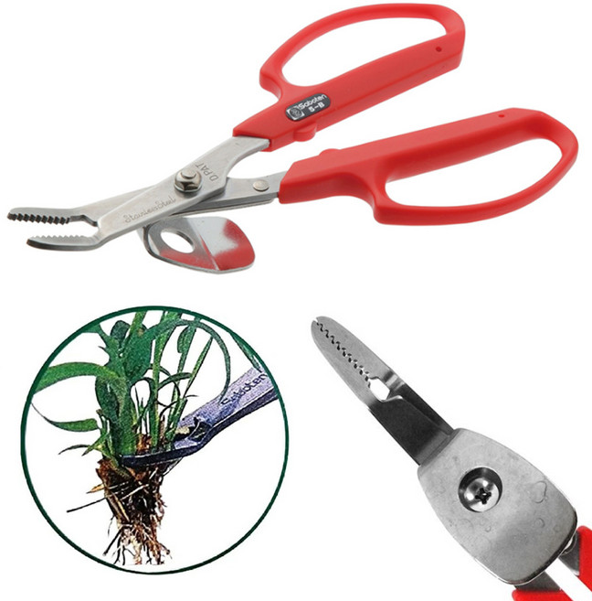 사보텐 잡초가위 풀뽑기 텃밭 정원 제초 가위, 1개