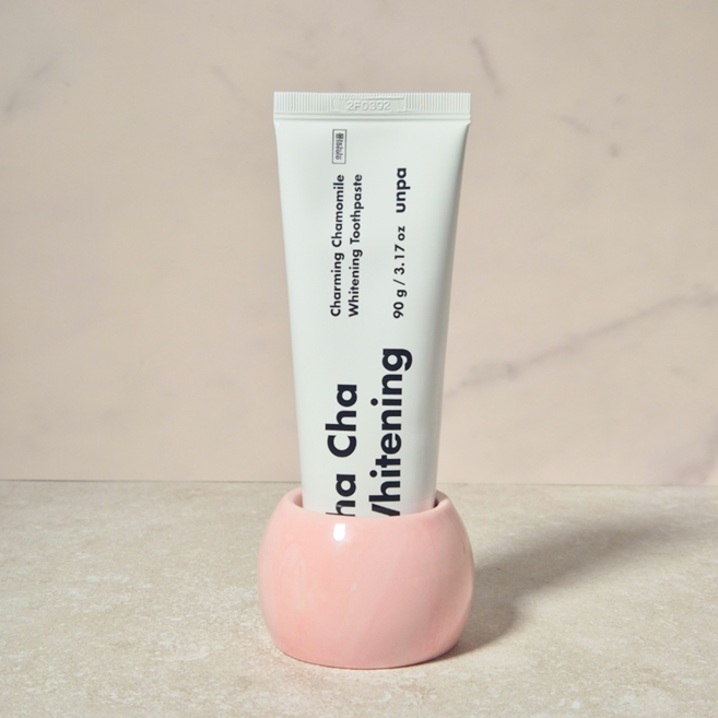 세라믹 치약꽂이, 1개, 핑크