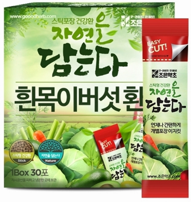 조은약초 스틱형 흰목이버섯환, 90g, 1개
