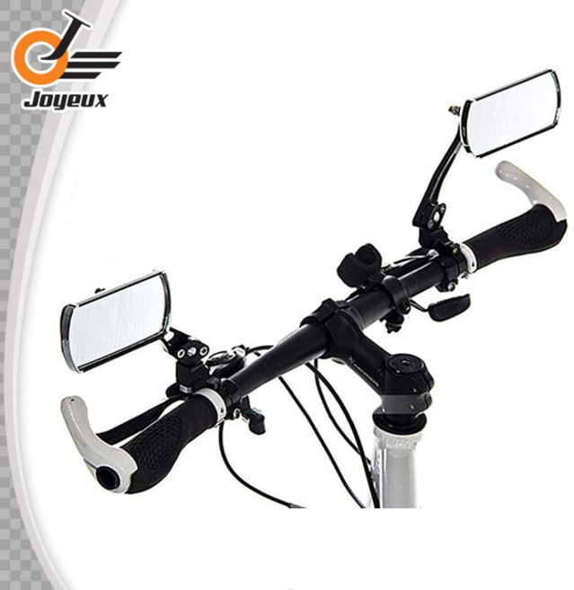 360도 관절 와이드 백미러 좌우한세트 사이드미러 거울, 1개, 검정색