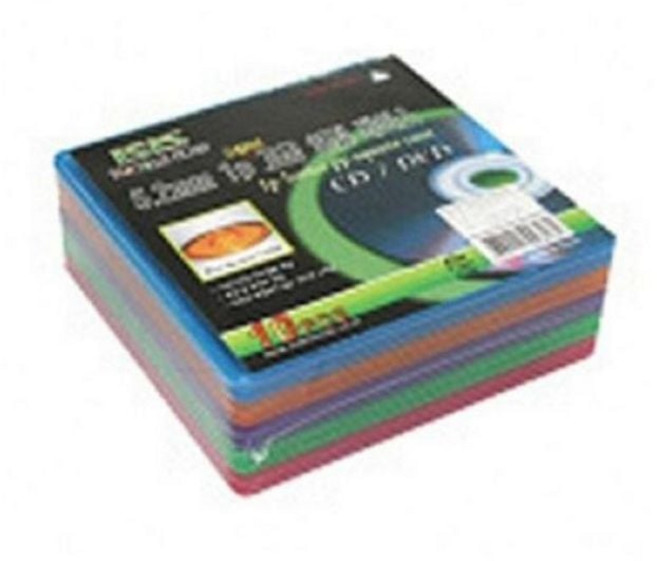 CD 보관용 플라스틱 케이스 10개입 컬러