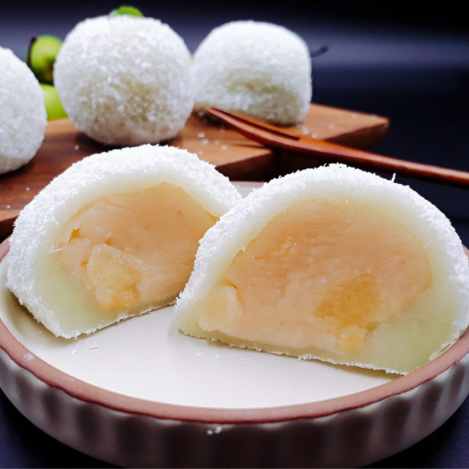 모찌모찌 수제 청사과 찹쌀떡 개별포장(60g ), 10개, 60g