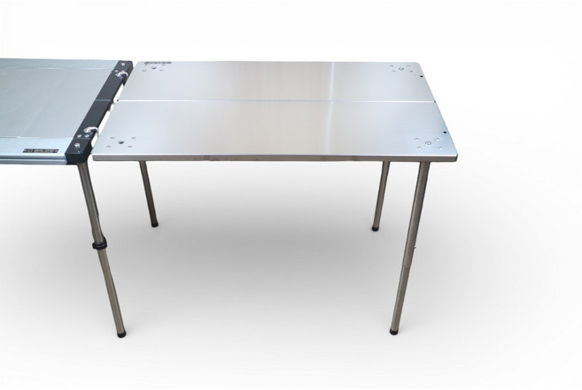 BILOC RIBERA TABLE IGT 延伸桌, 銀色