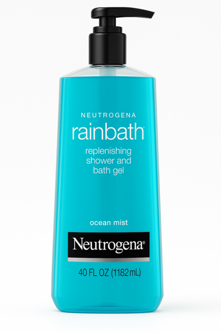 뉴트로지나 레인바스 오션미스트 1182ml 대용량 상쾌한 향 보디클렌저 샤워&바스젤 Neutrogena rainbath bath gel OCEANMIST FRAGRANCE, 1.182L, 1개