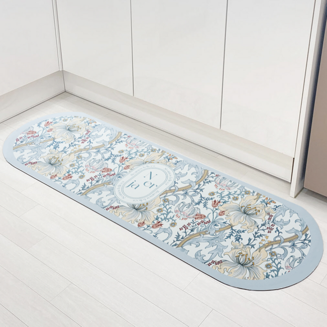 네르하 빨아쓰는 소프트 규조토 발매트 주방 싱크대 매트 4세대, 주방매트 150x50, 5.북유럽 릴리