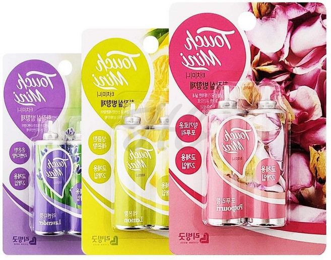 화장실 방향제 터치미니 교체용 리필 스프레이 향기 포푸리, 교체용 라벤다 3078