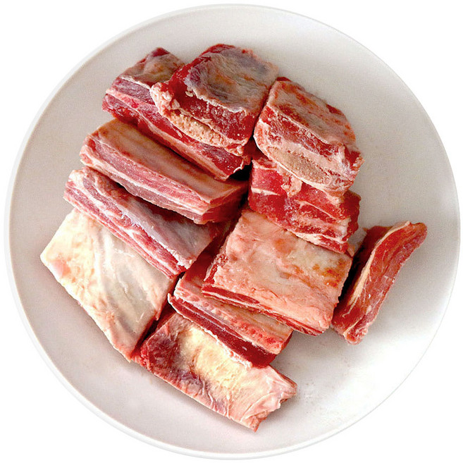 (배터짐)청정우 부드러운 송아지갈비 어린 소갈비 3kg 찜갈비 (일요일&당일발송), 1kg, 3개