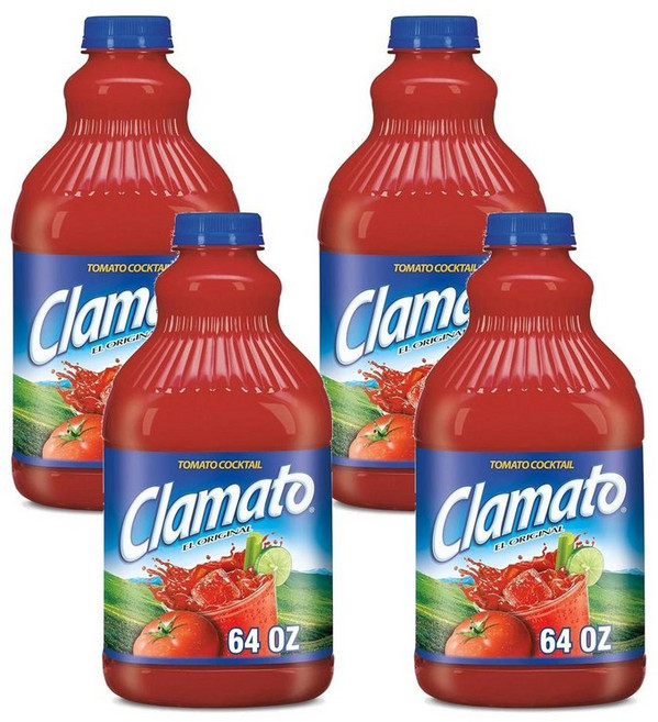 클라마토 토마토 칵테일 오리지널 1.89L, 4개