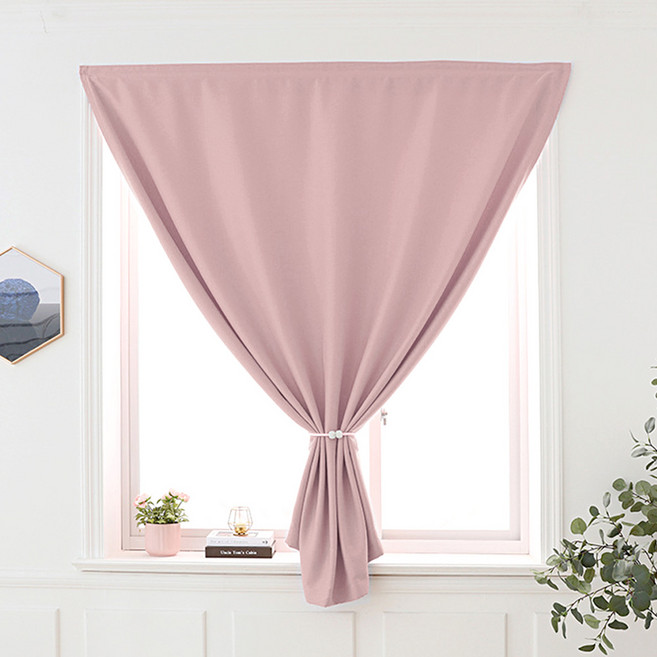 쿨로하 붙이는 창문용 암막 커튼