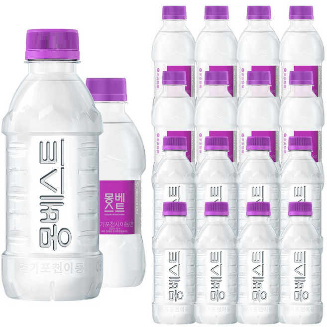 몽베스트 생수, 330ml, 60개