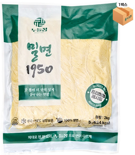 누들정 밀면생면 업소용 60인분, 1박스, 12kg