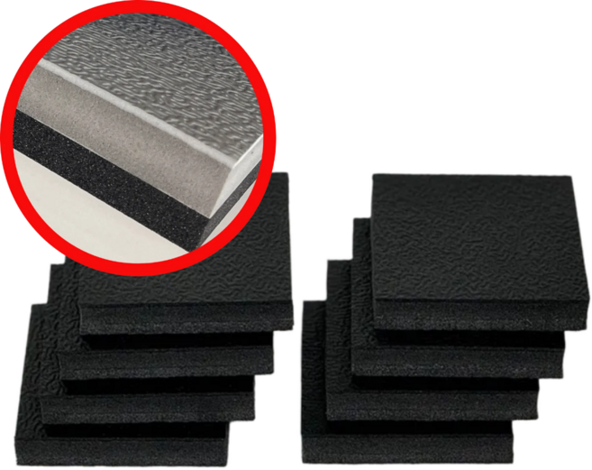 덕진스펀지 2중 소음방지 다용도 고경도 진동 패드 8개