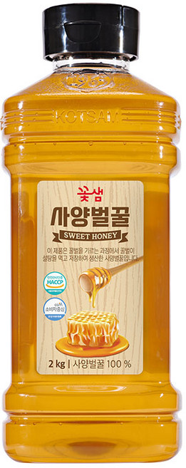 꽃샘 사양벌꿀 2kg 국내산 대용량 업소용, 단품, 1개