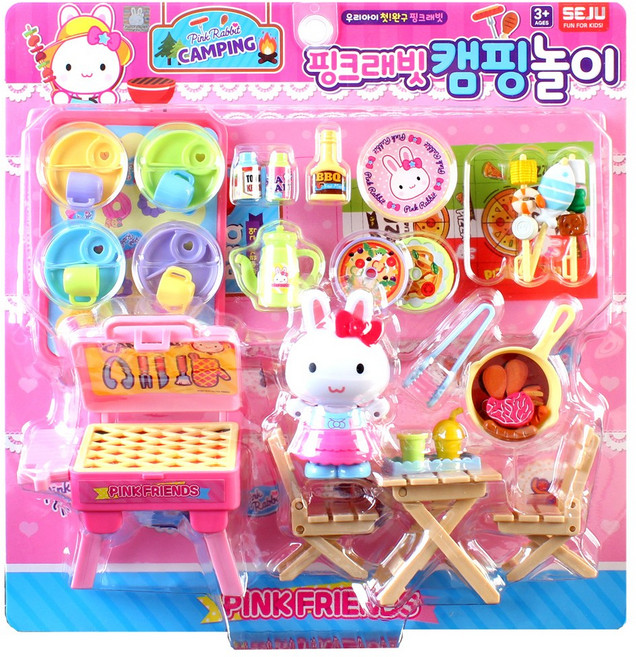 핑크래빗 캠핑놀이/유아동 역할놀이 조카선물