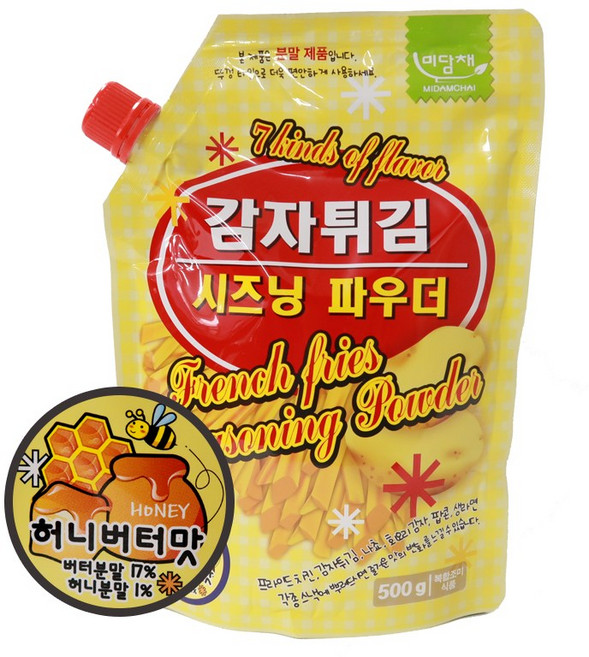 미담채 감자튀김 시즈닝 파우더 허니버터맛, 500g, 1개