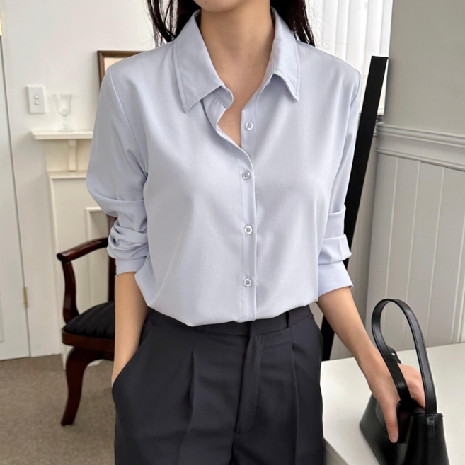 루나제이 여성 블라우스 구김없는 여자 셔츠 링클프리 14가지 컬러