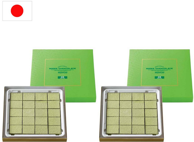일본 royce 로이스 생 초콜릿 초콜렛 말차 녹차 약 180g 20개입 2개
