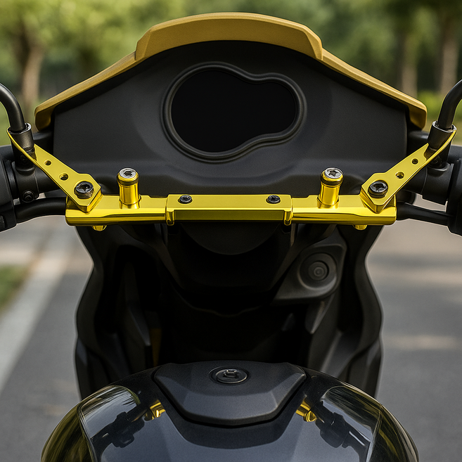 안리브 오토바이 핸들바, 1개, 골드