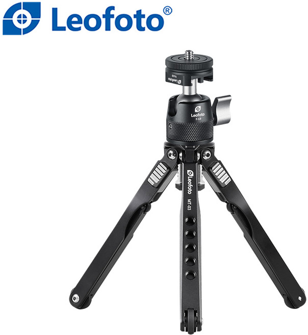레오포토 미니삼각대 + 볼헤드 세트, MT-03+F-19, 1개