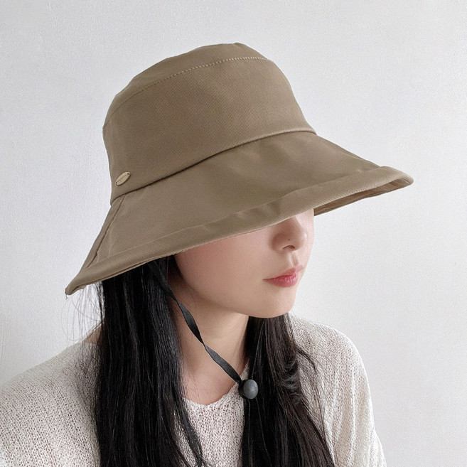여성 여름 와이드 올림 챙모자 사파리모자 버킷햇