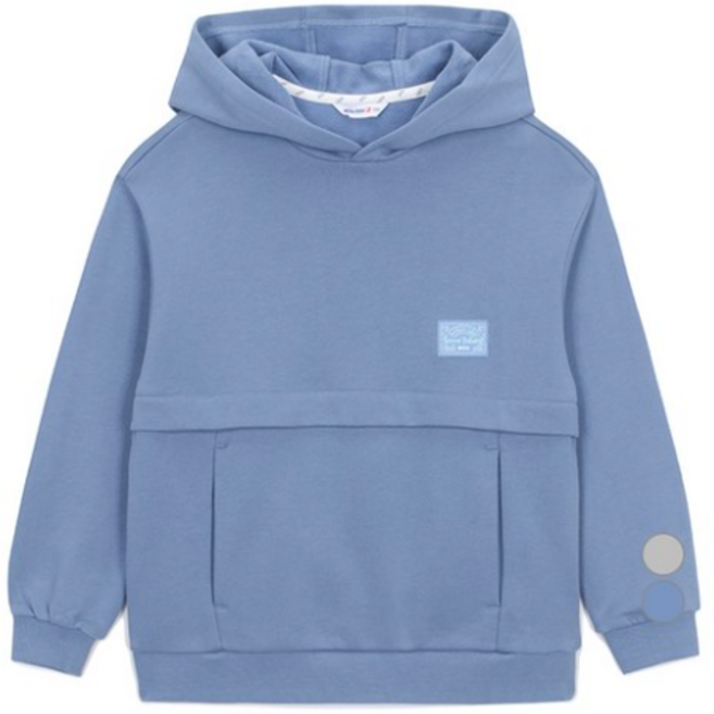 네파키즈 아동용 스노우렛 기모 후드 티셔츠