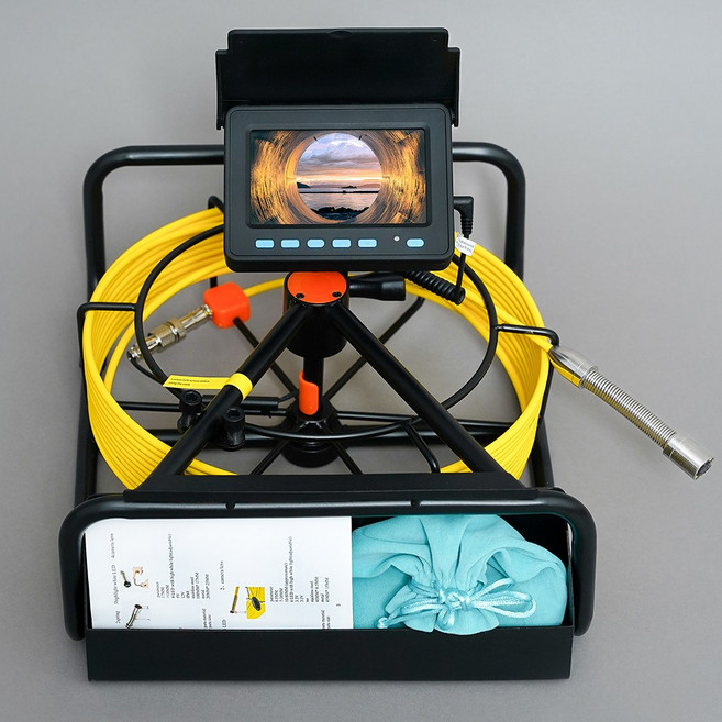 산업용 배관내시경 카메라 배관탐지기 하수구내시경 관로탐지기, 1개, 10M, 녹화미지원, 10M × 녹화미지원
