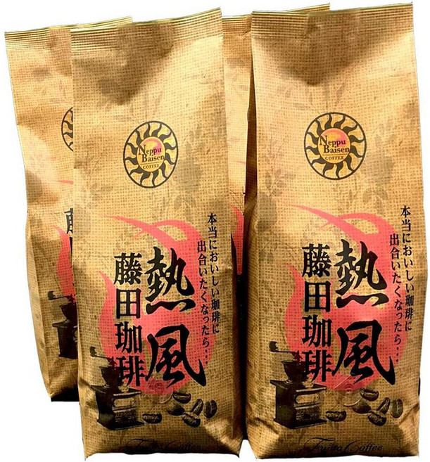 Fujita Coffee 일본직구 온두라스 블렌드 (콩) 500g x 4개 총 2kg 후지타 커피 원두, 사이즈