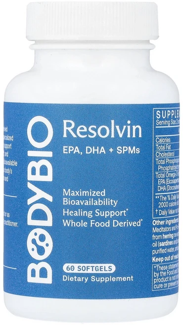 BodyBio Resolvin EPA DHA + SPMs 60 Softgels, 1개 - 쿠팡