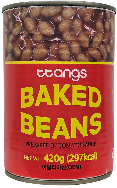 땅스 베이키드빈스 부대찌개콩 420g, 1개