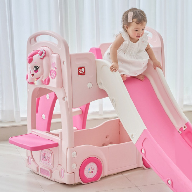 캐치티니핑 아기 유아 미끄럼틀 사랑둥이 요정 하트 하츄 핑 슬라이드 실내 놀이터, 하츄핑 미끄럼틀, 1개