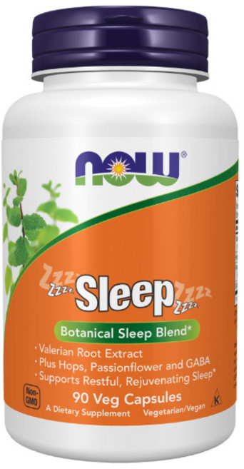 NOW Foods 식물성 슬립 써포트 블렌드 베지캡슐 90정, 1개