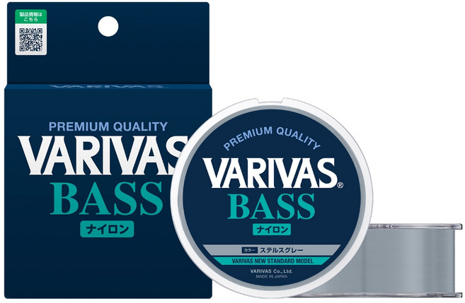 VARIVAS BASS NYLON 150M 路亞 尼龍線 母線, 1個, 10LB. 盒裝150M