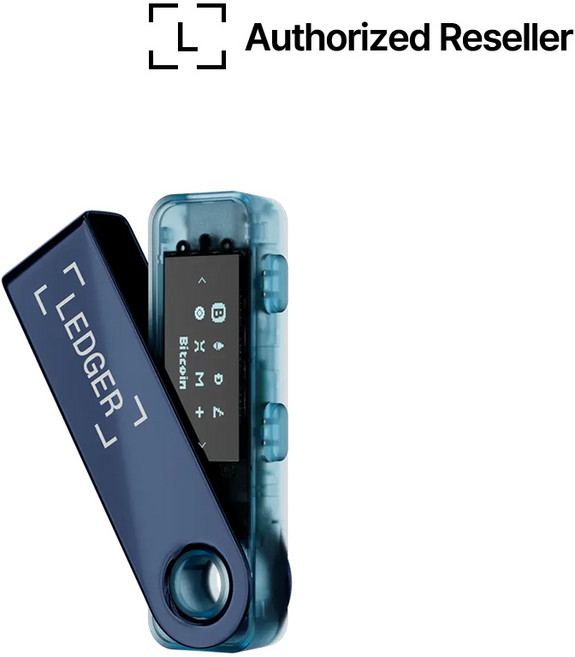 [Authorized Reseller] 렛저 Ledger Nano S Plus 비트코인지갑 가상화폐지갑 코인월렛 콜드월렛 입문자용, 블루