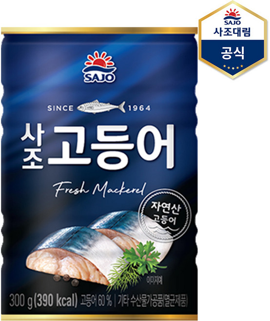 사조 고등어 통조림, 300g, 1개