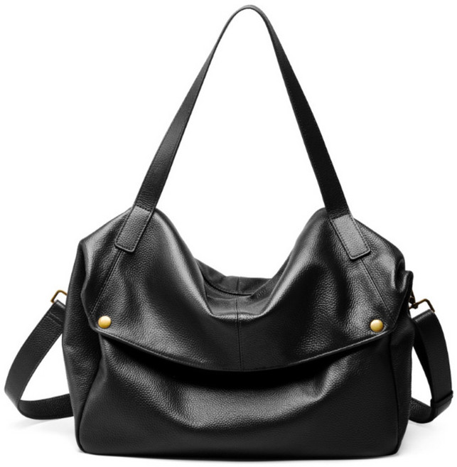 S.S.N 천연 소가죽 대용량 가방 데일리 숄더백 크로스백