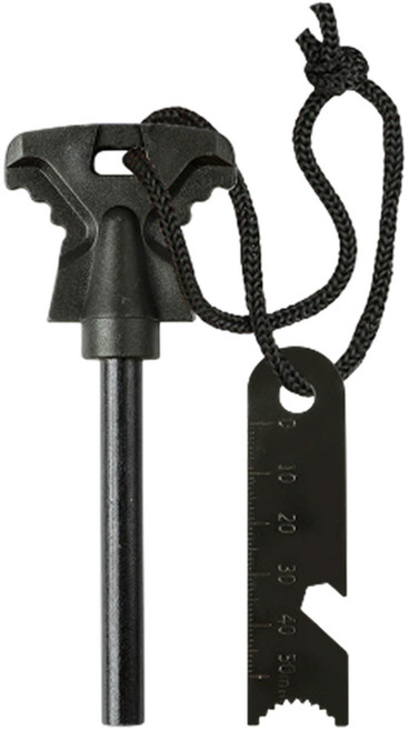 캠핑 파이어스틱 스타터 마그네슘 생존 재난 부싯돌, 2개, 블랙