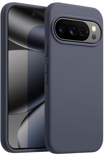 JETech Google Pixel 10/10 Pro 2025용 젤 모양 실리콘 케이스 실키 소프트 터치 풀 바디 보호 상처 방지 내충격 스마트폰 커버 마이크로 화이버 인테리어