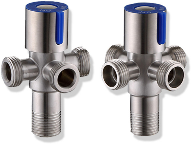 수도확장 연결밸브 3구 4구 수도연결밸브 수도부속품, 1수도연결-3구, 1수도연결-3구, 1개