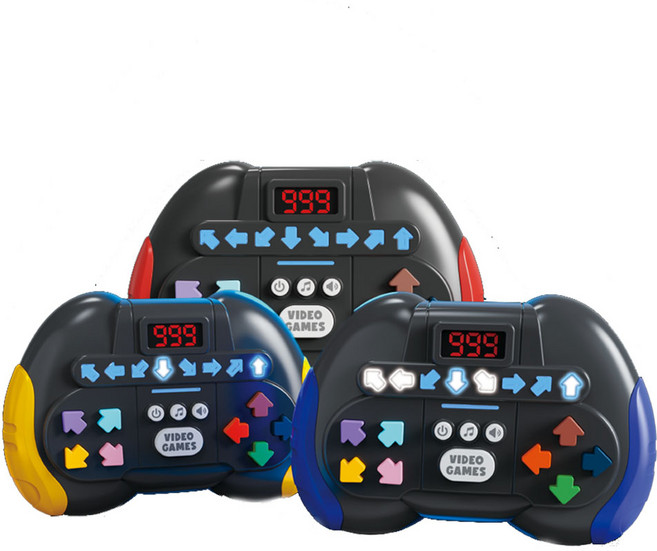 손으로 즐기는 추억의 DDR & 펌프 리듬 마스터 게임기, 블랙, 1개