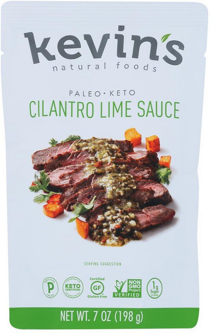 Kevin's Natural Foods 실란트로 라임 소스 198g(7온스), 1개, 198g