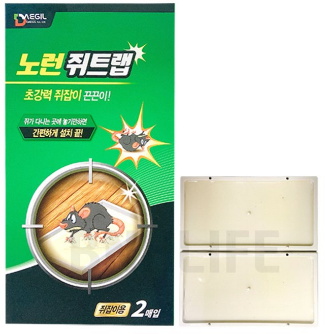 노런 쥐트랩 (2트랩) [10세트], 2개입, 10개