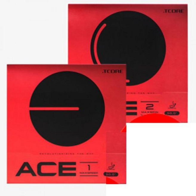 에이스 탁구러버 탁구라바 탁구채 라켓 러버 11개 sty*9792nL, 에이스1_적색3장_흑색8장, 1개