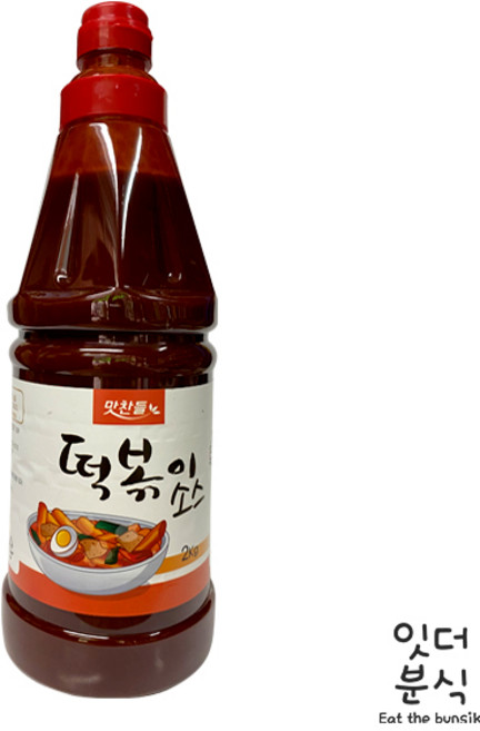 맛찬들백미식품 떡볶이 소스, 2kg, 1개
